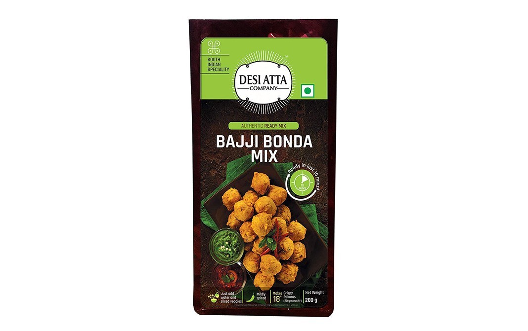 Desi Atta Bajji Bonda Mix (Authentic Ready Mix)    Pack  200 grams
